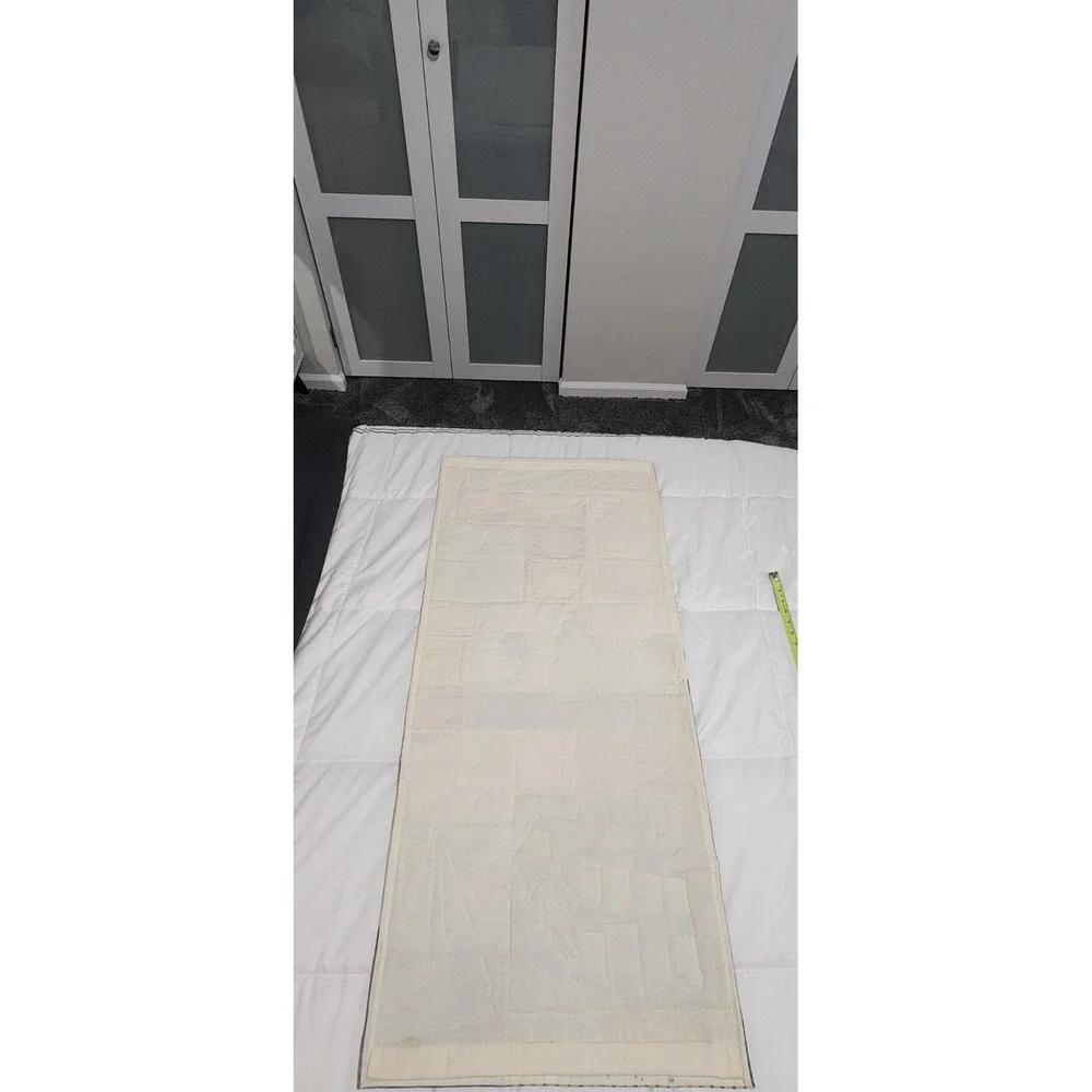 Signed Donna‎ Albert 1994 Nantucket Quilt Wall Hanging 21x45 w/ COA Coastal